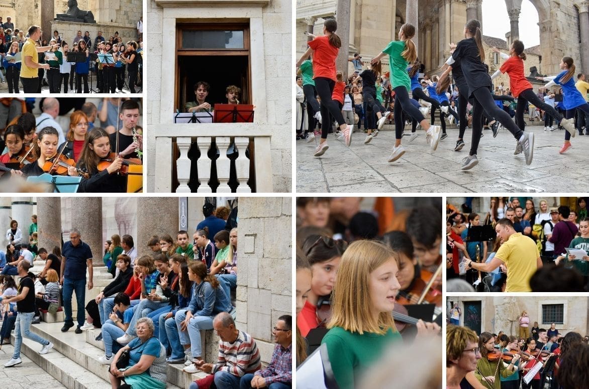 Glazbena škola Josipa Hatzea oduševila nastupom na Peristilu povodom Međunarodnog dana glazbe