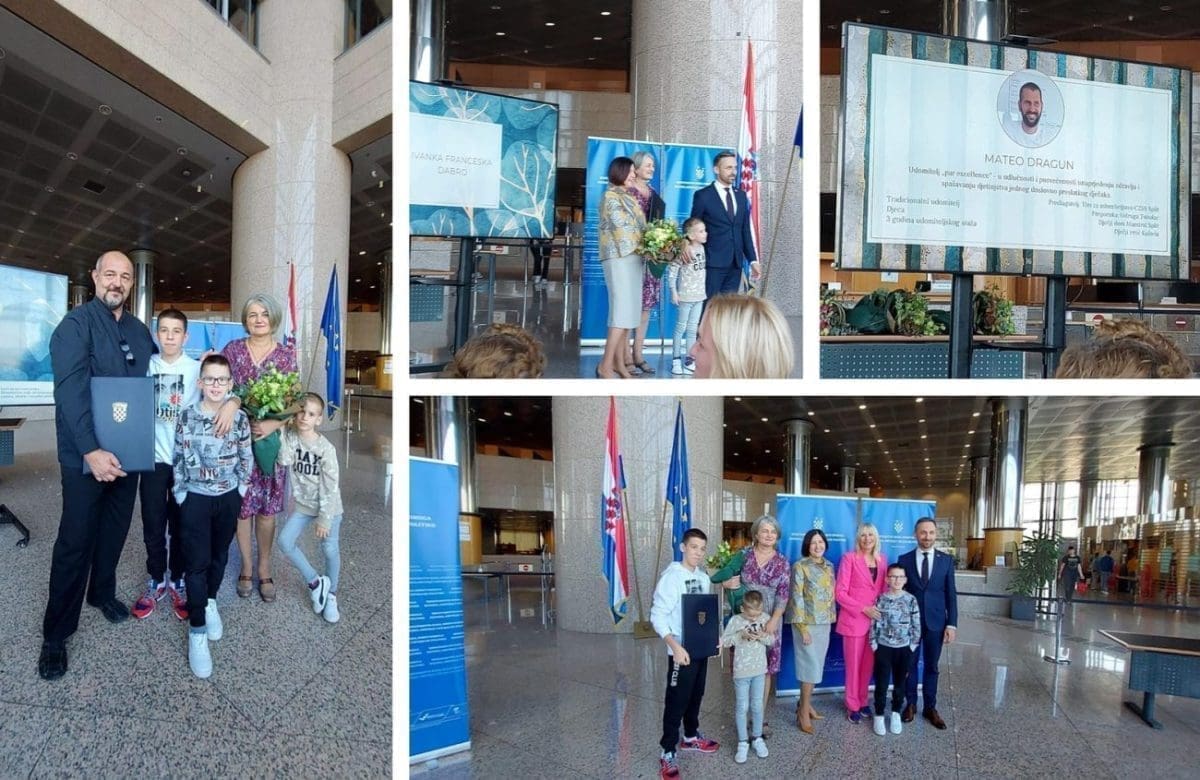 UDOMILI ČETVERO DJECE, DOBILI NAGRADU MINISTARSTVA Ova splitska obitelj treba biti na ponos i primjer svima