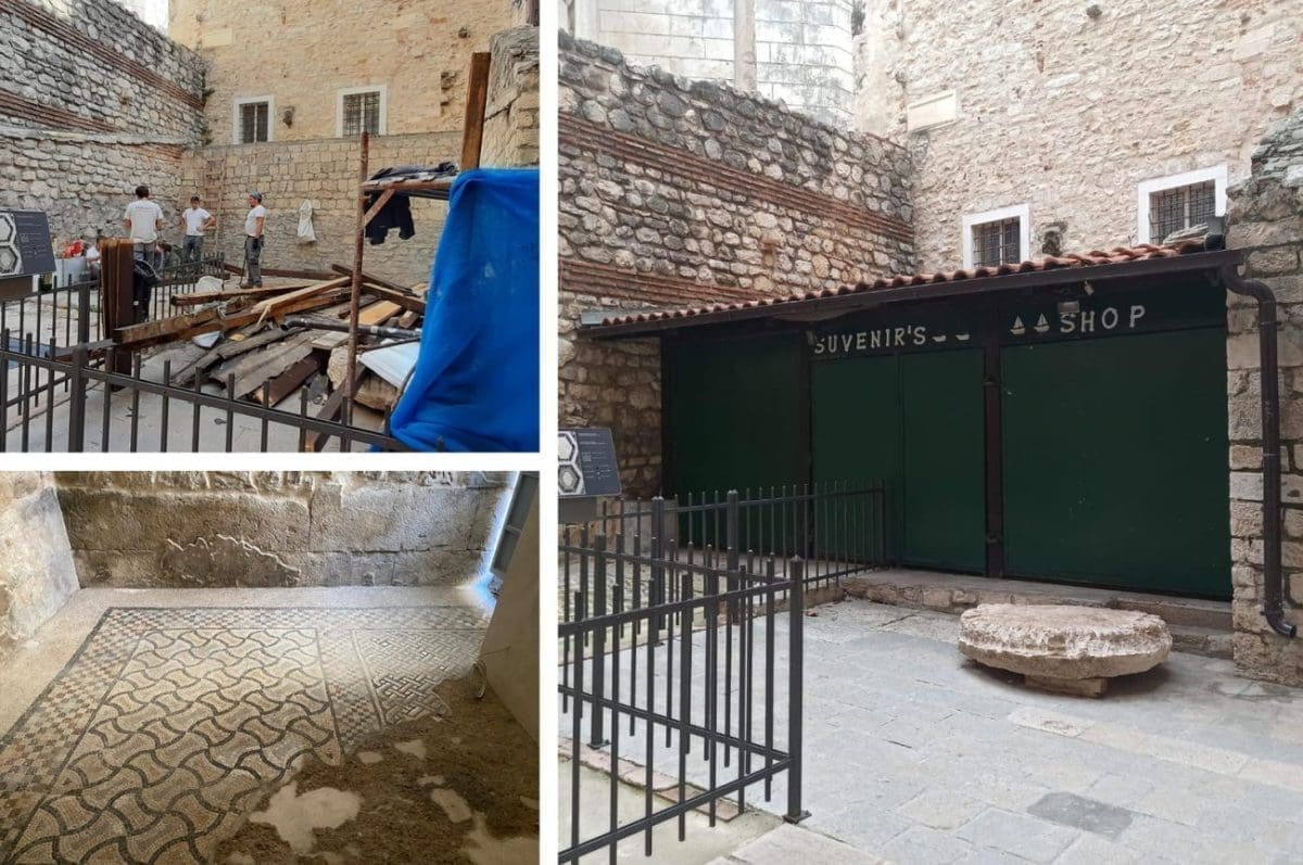 UKLANJA SE JOŠ JEDAN NELEGALNI OBJEKT U SPLITU: "Uskoro započinju radovi uređenja pristupa prizemlja s mozaicima u Etnografskom muzeju"