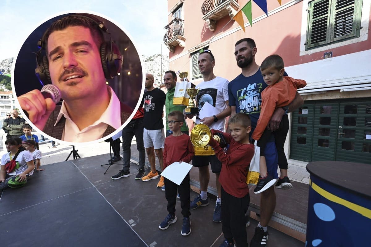 OMIŠKI POLUMARATON Trčao rekordan broj sudionika, među njima i popularni pjevač Marko Pecotić Peco