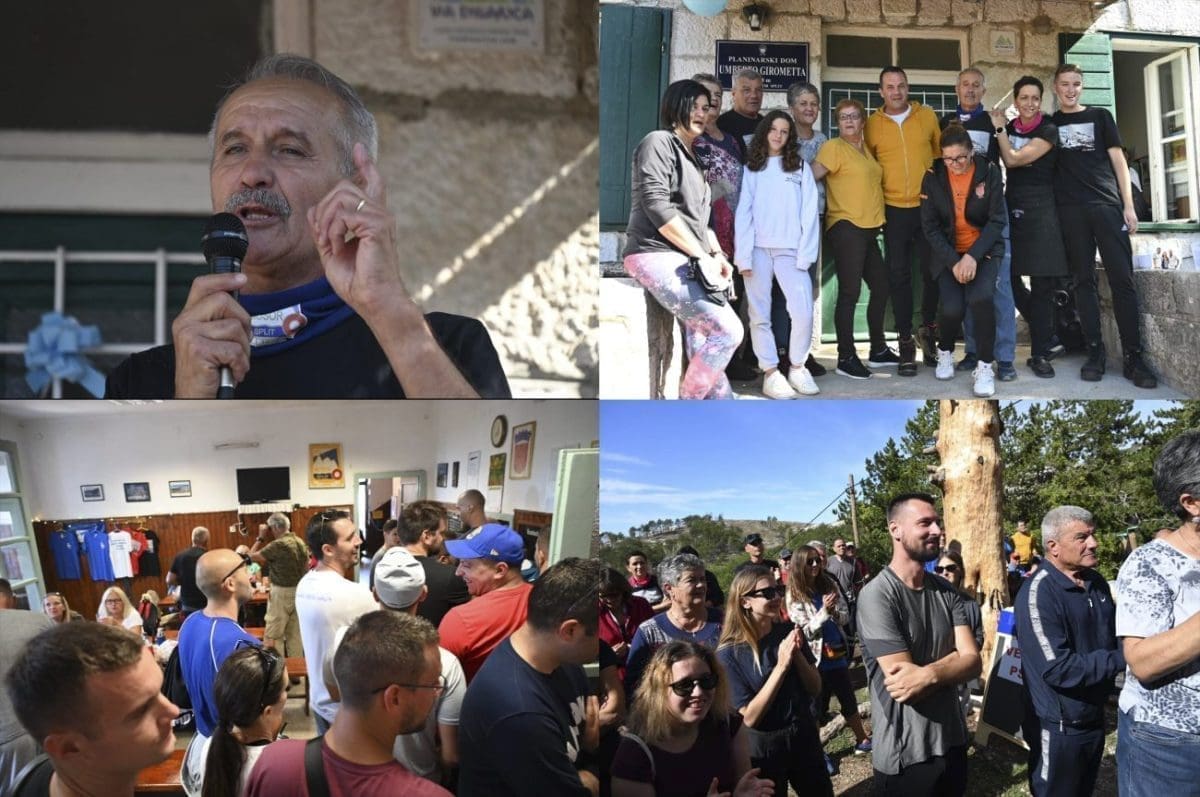 BILO JE I SUZA Svečano otvoren obnovljeni dom. Špiro Gruica: "Hajduk i Mosor žive vječno"; Ivošević: "Asfalt do doma bio bi zločin"