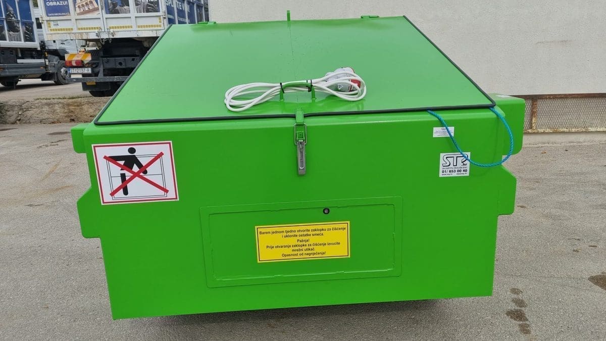 BYE BYE GLOMAZNOM OTPADU Znate li što su preskontejneri? Prvi stigao u Split!