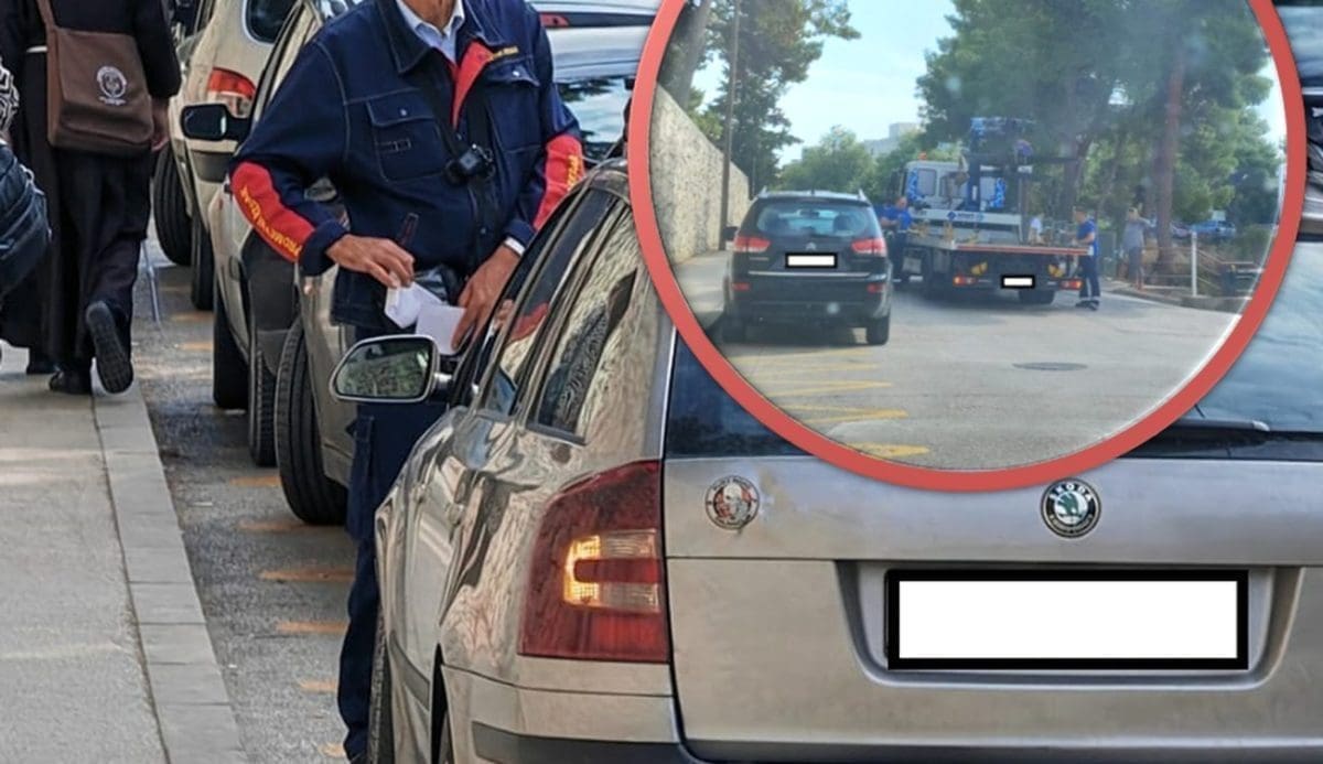 NITKO NIJE POŠTEĐEN Pauk sve 'diže' kod bolnice Firule, redari masovno naplaćuju kazne: "Maknite svoja nepropisno parkirana vozila"