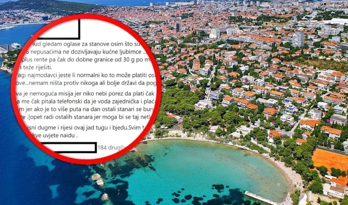 ŠOK I NEVJERICA U SPLITU Čovjek tražio stan i doživio vrlo neugodno iskustvo: "Jedna me čak pitala telefonski..."