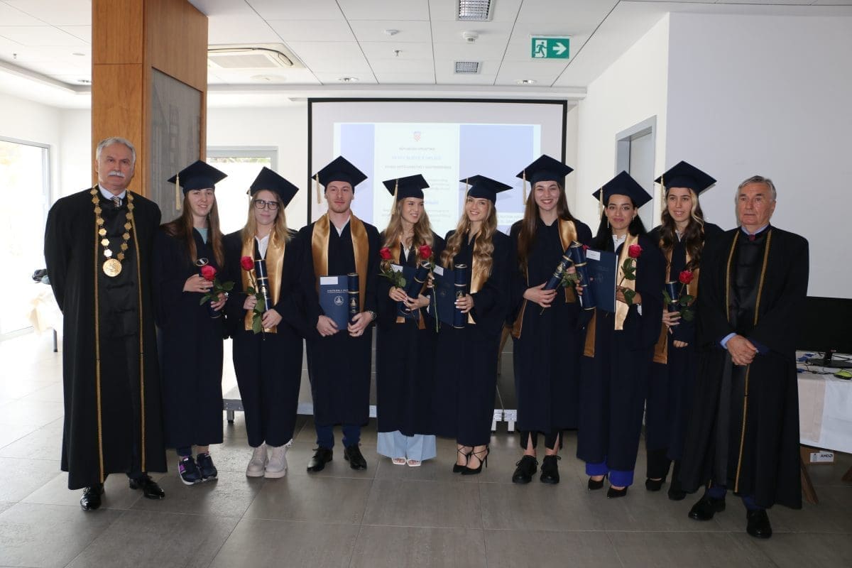 Održana svečana promocija prve generacije diplomiranih studenata sveučilišnog preddiplomskog studija Hotelijerstva i gastronomije