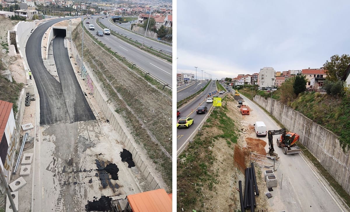 NEKOLIKO DANA DO KRAJA RADOVA Prije otvaranja splitske Zapadne rampe morat će se ukloniti ona privremena