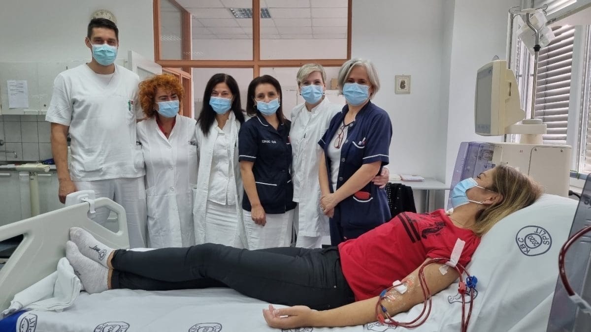 VELIKE VIJESTI IZ SPLITSKE BOLNICE uspješno je provedena prva hemodijaliza u Hrvatskoj punkcijom arteriovenske fistule oformljene endovaskularnim putem