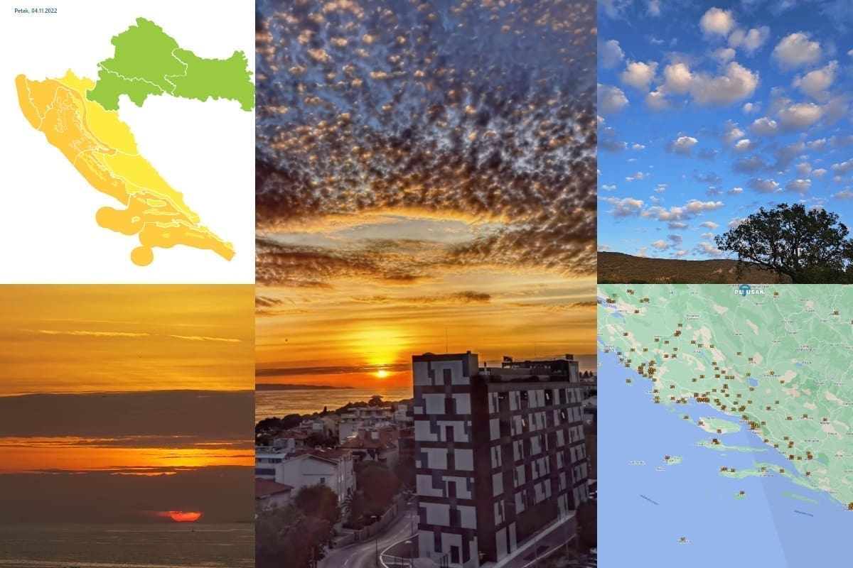 Nebeske "ovčice" oduševile na kraju dana i najavljuju skoru promjenu vremena. Teško je vjerovati, već sutra stiže obilna kiša