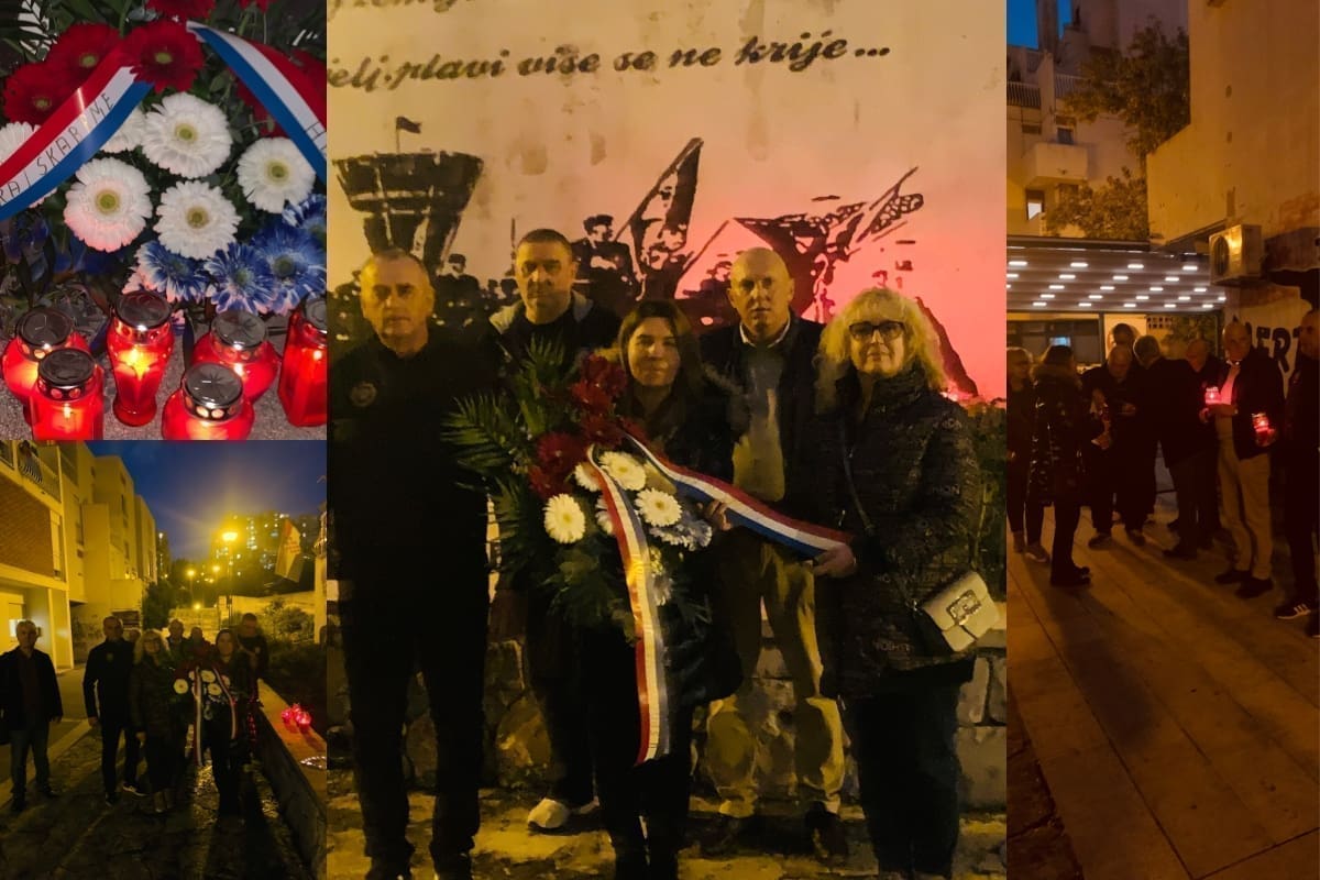 MERTOJAK UZ VUKOVAR Zapaljene svijeće i položen vijenac. Događaj obilježili lokalni HDZ-ovci i branitelji