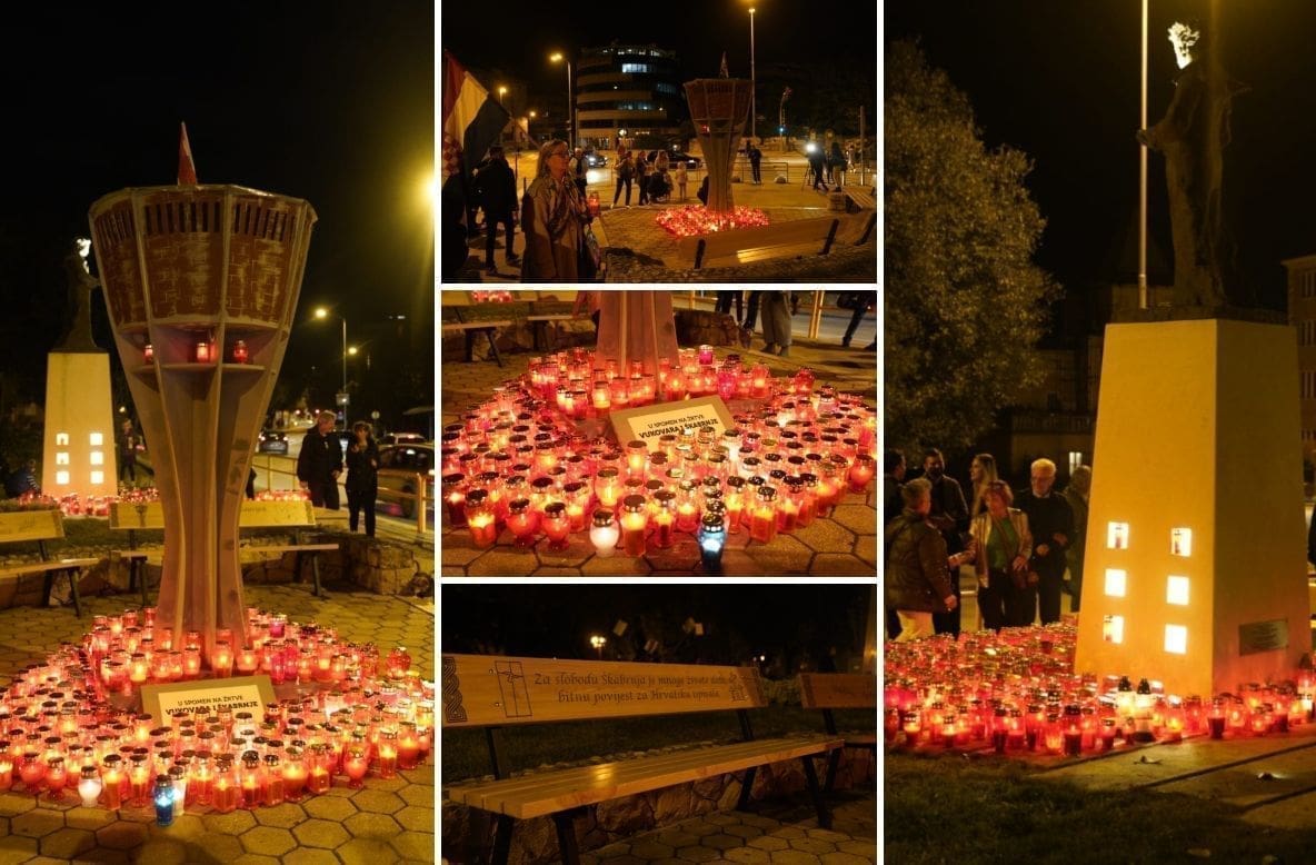 SPLIT SE PRISJEĆA TRAGEDIJA U VUKOVARU I ŠKABRNJI Uz Vukovarsku zasvijetlili lumini u sjećanje na žrtvu grada heroja!