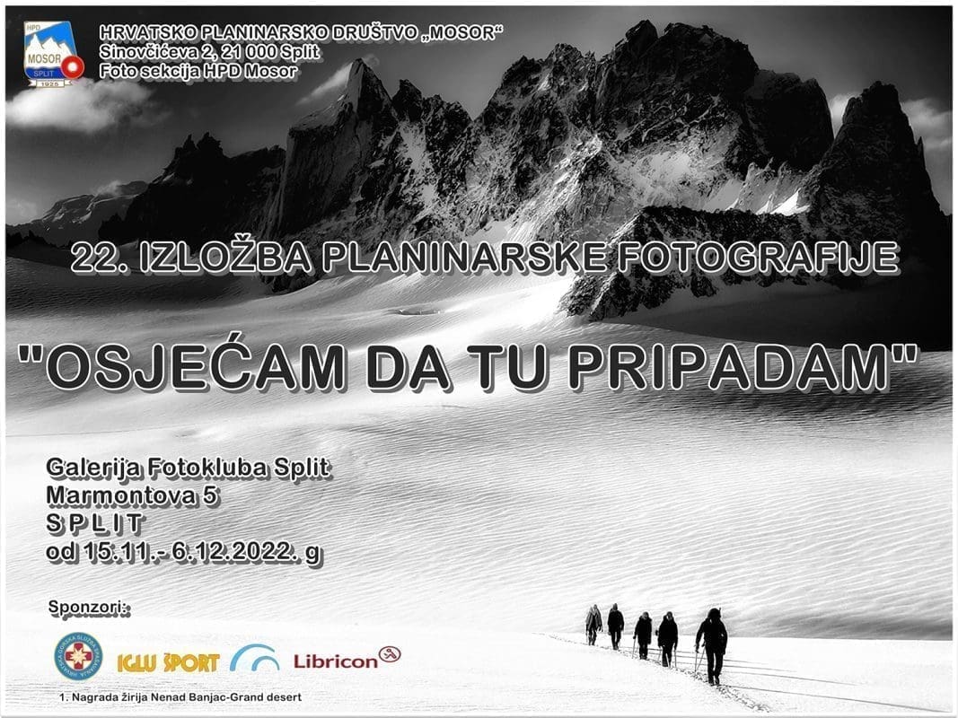 Izložba planinarske fotografije HPD-a Mosor u Fotoklubu Split