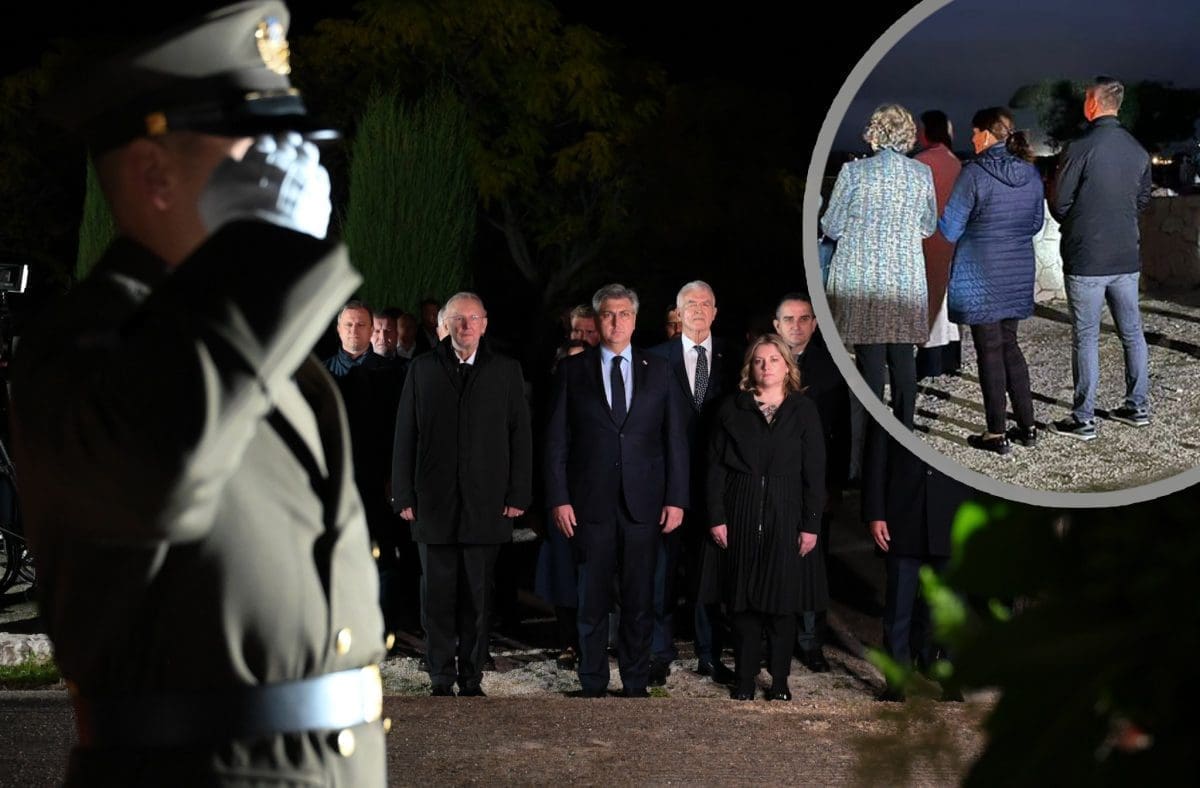 HLADAN TUŠ ZA PLENKOVIĆA I ŠIMPRAGU U DALMACIJI Mještani Škabrnje i branitelji okrenuli im leđa i vikali: "Sramite se"