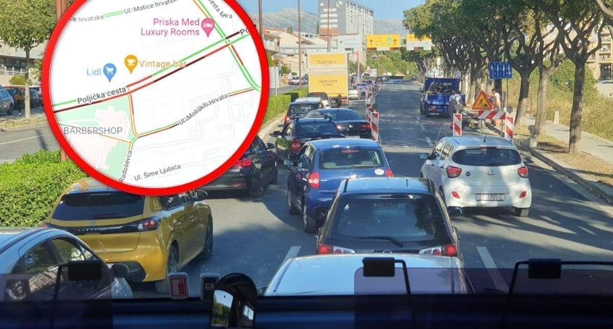 KRKLJANAC U SPLITU Gužva na Poljičkoj, ljutiti čitatelj nam se javio: "Koja bud*la moraš biti? Pa, zašto su sad ovo zatvorili?"