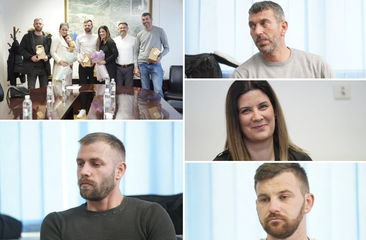 SPLITSKI JUNACI Mladiće iz Solina koji su spasili starijeg muškarca od utapanja primio solinski gradonačelnik: "Herojstvo ne može biti slučajno i ne poznaje granice"