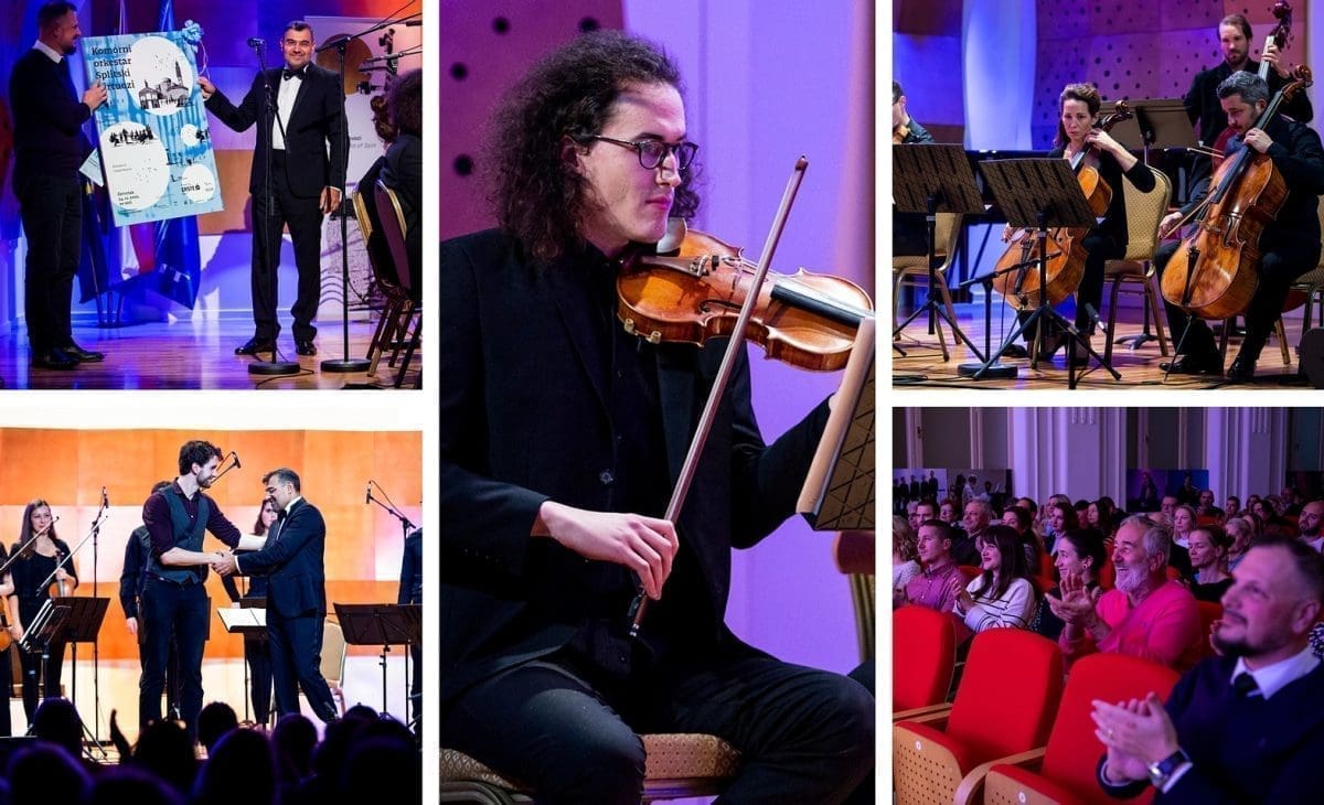 Komorni orkestar Splitski virtuozi pod vodstvom Wladimira Kossjanenka opravdao svoj naziv – koncert u Hrvatskom domu objedinio je sjajan program, virtuoznost i angažman