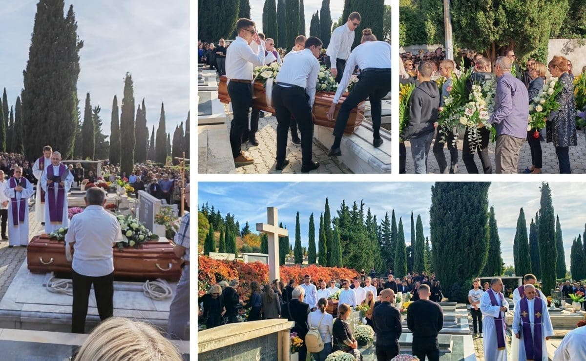 DIRLJIV I EMOTIVAN GOVOR SVEĆENIKA Tisuće ljudi ispratilo omiljenog Srdjana Podruga na posljednji počinak: Stigli brojni studenti, kolege, prijatelji...