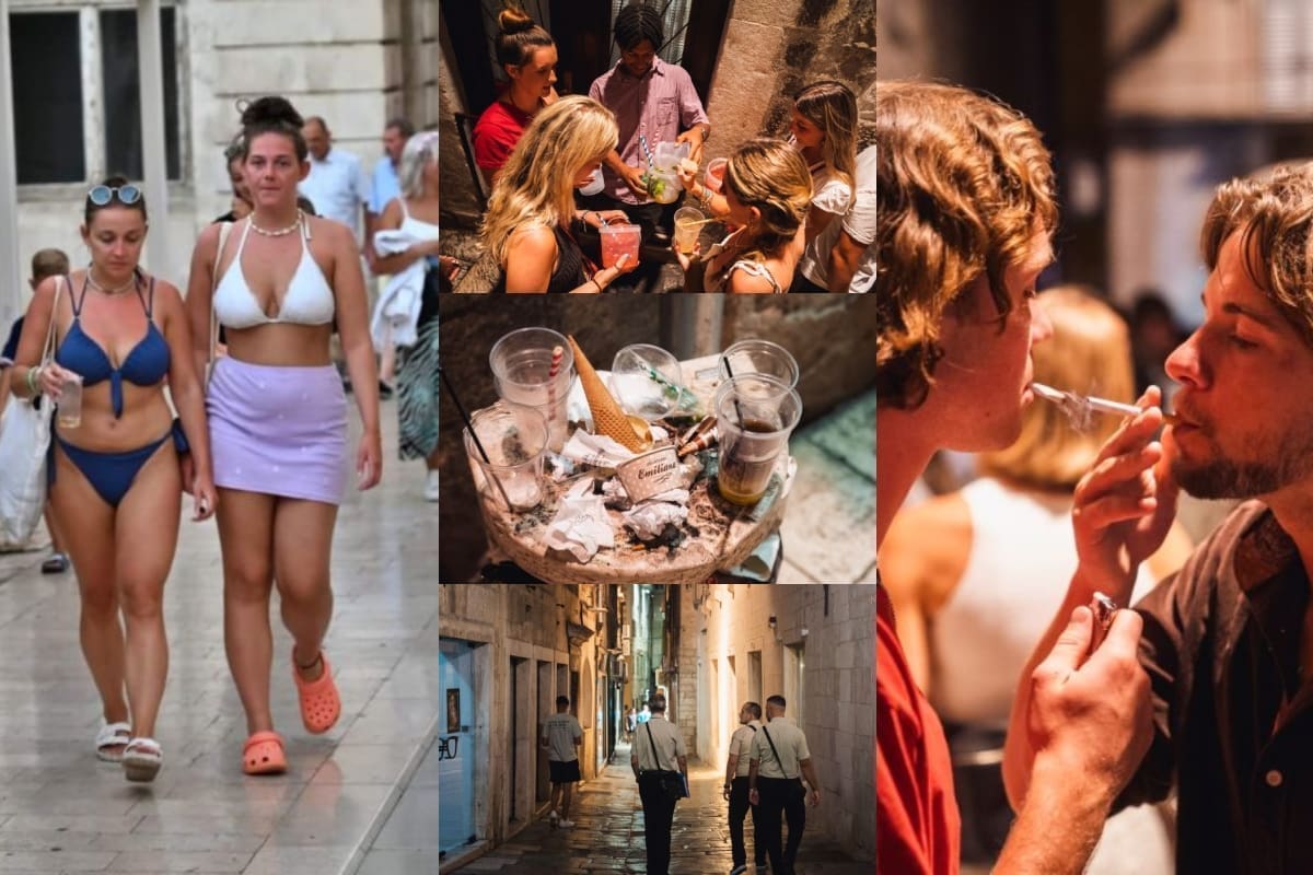 NEMA VIŠE NI U SPLITU 'LUDILA' Naplaćivat će se kazne za šetnje u kupaćem kostimu, nema opijanja na javnim površinama, a uklanjat će se štekati, bankomati pa i kiosci