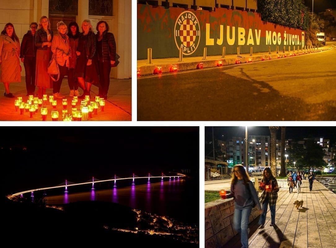 Svijeće za žrtve Vukovara i Škabrnje i u dolini Neretve