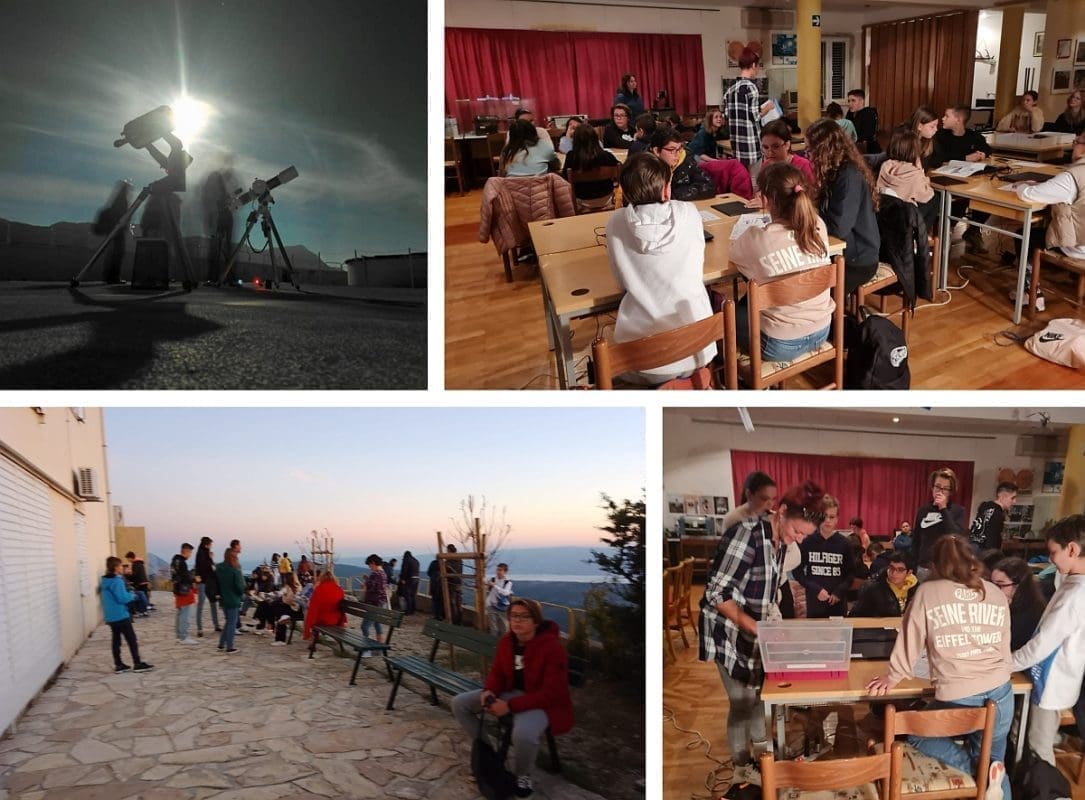 Učenici iz Grčke, Poljske, Italije i Rumunjske na Zvjezdanom selu Mosor