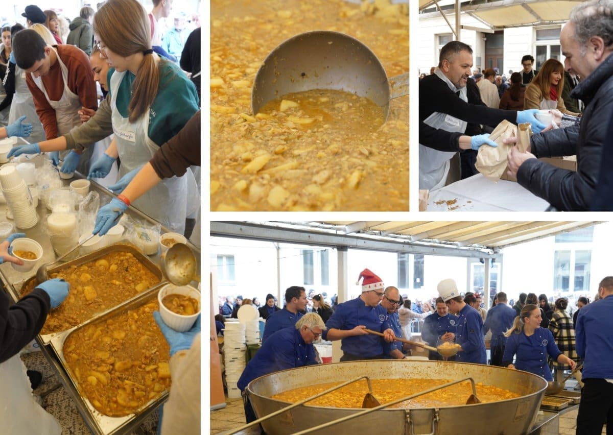 SPLIĆANI OBRADOVALI SVOJE NEPCE Masovno pohrlili na Peškariju uživati u bakalaru: 5.000 porcija podijelio se u roku 'keks'