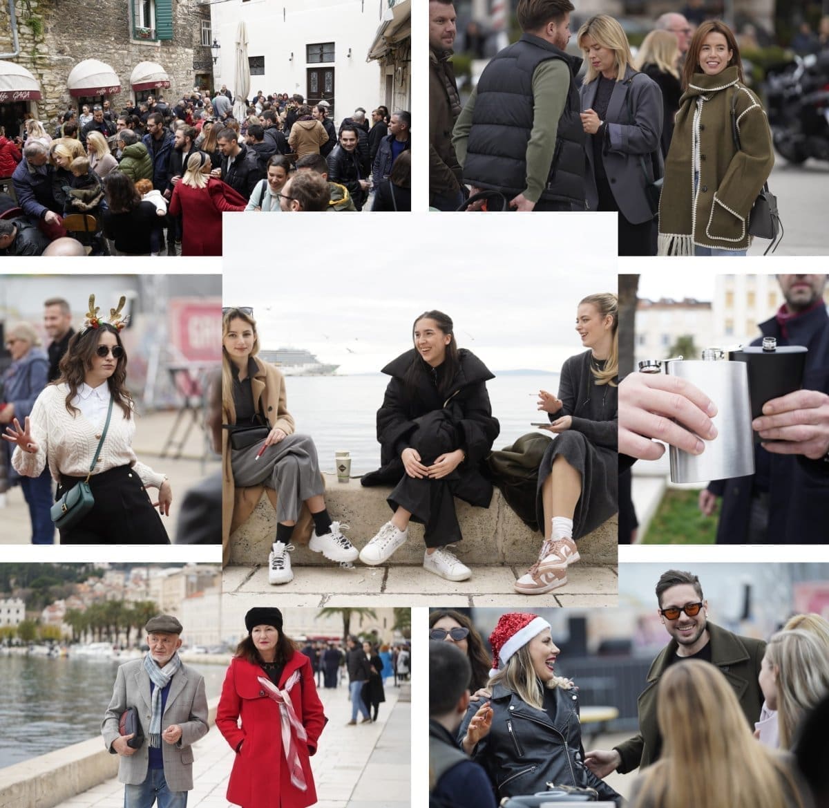 SPLIĆANKE 'UKRALE' BOŽIĆ Izvukle svoje najbolje oufite i prošetale ih gradom. Uhvatili smo i neke poznate face