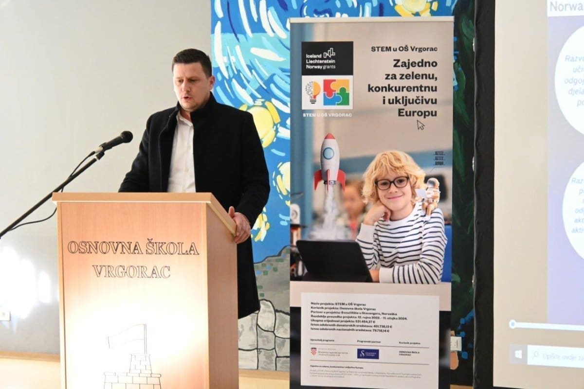 VELIKE VIJESTI ZA VRGORSKE ŠKOLARCE STEM tehnologije stigle u osnovnu školu: "Na periferiji smo županije i naši učenici znaju biti zakinuti za neke stvari"