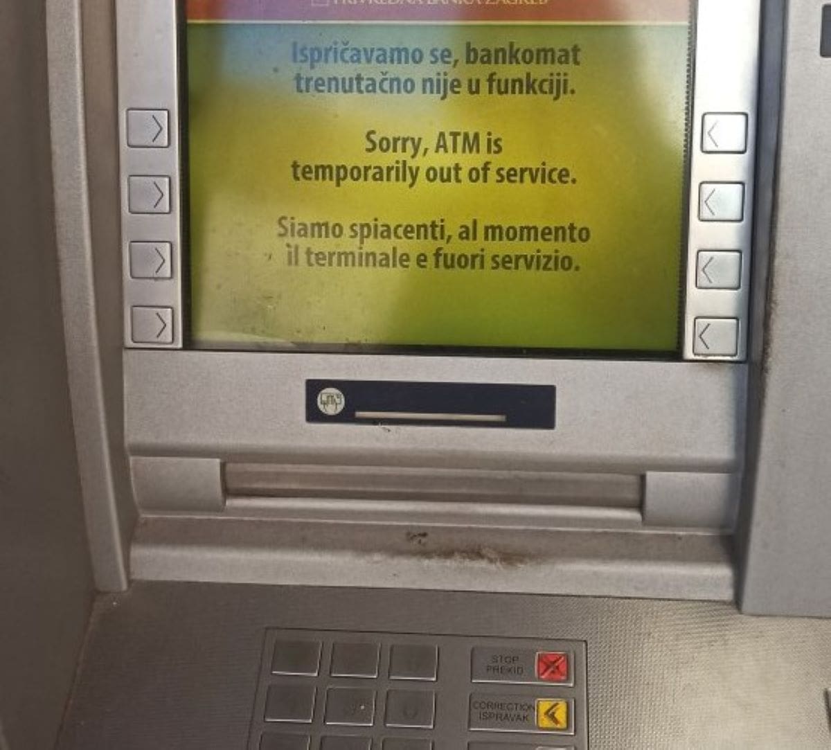 VAŽNA OBAVIJEST! Opskrbite se gotovinom, neki bankomati i kartice već ne rade