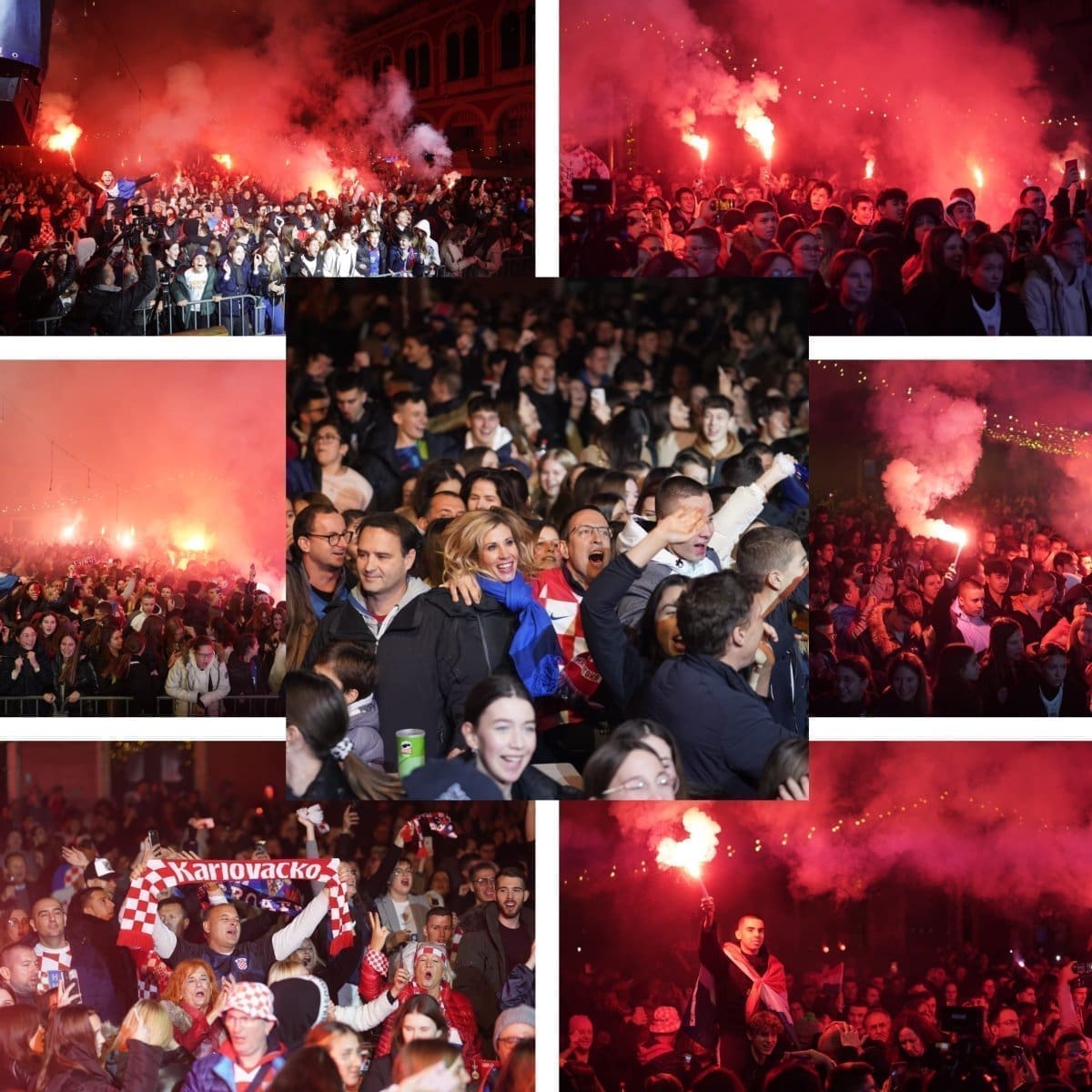 HRVATSKA JE TREĆA REPREZENTACIJA SVIJETA! Ovako izgleda atmosfera u Splitu nakon pobjede, euforija na vrhuncu!