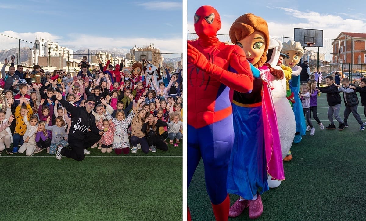 LUDILO NA SUĆIDRU: U ovom dijelu grada već je "stigla" Nova godina, na radost brojne djece