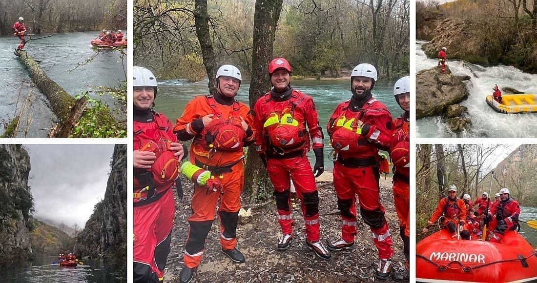 Splitski HGSS održao vježbu na Cetini, no spašavatelji su potom primijetili potencijalne opasnosti na rijeci
