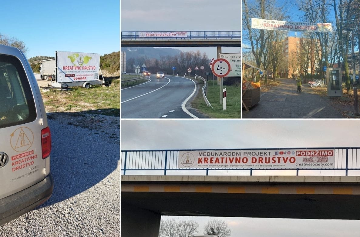 JESTE LI IH VIDJELI? Osvanuli jumbo plakati 'Kreativno društvo', doznajemo o čemu se radi