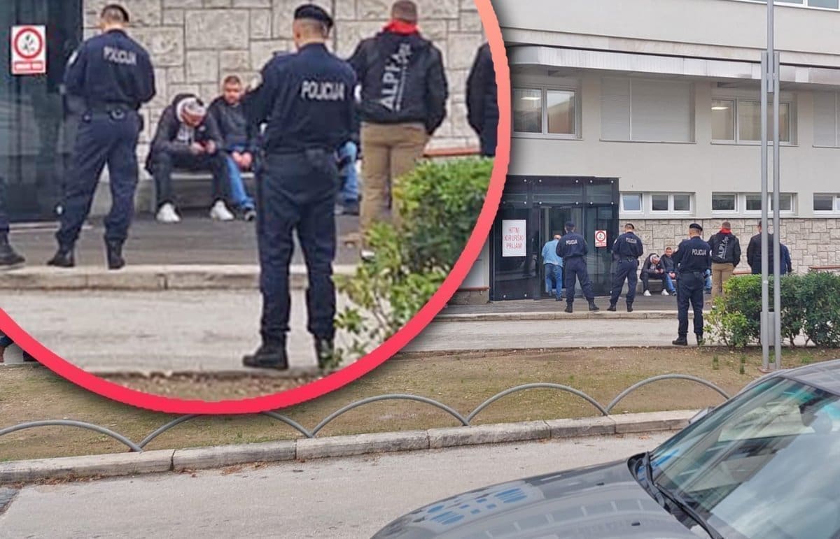 SUKOB NA ZAPADNOJ OBALI Njemački navijači završili u KBC-u Split. Čuva ih splitska policija