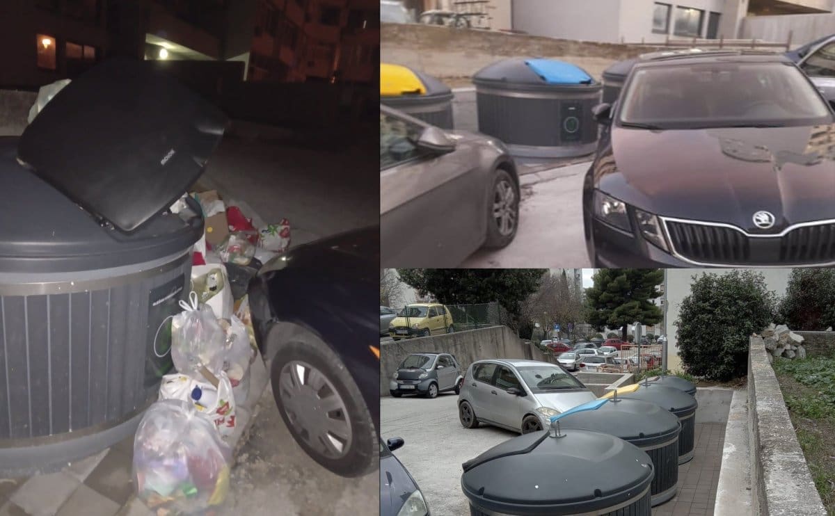 MAKNITE AUTOMOBILE Blokirani polupodzemni spremnici za otpad, Čistoća ih već dva dana pokušava isprazniti