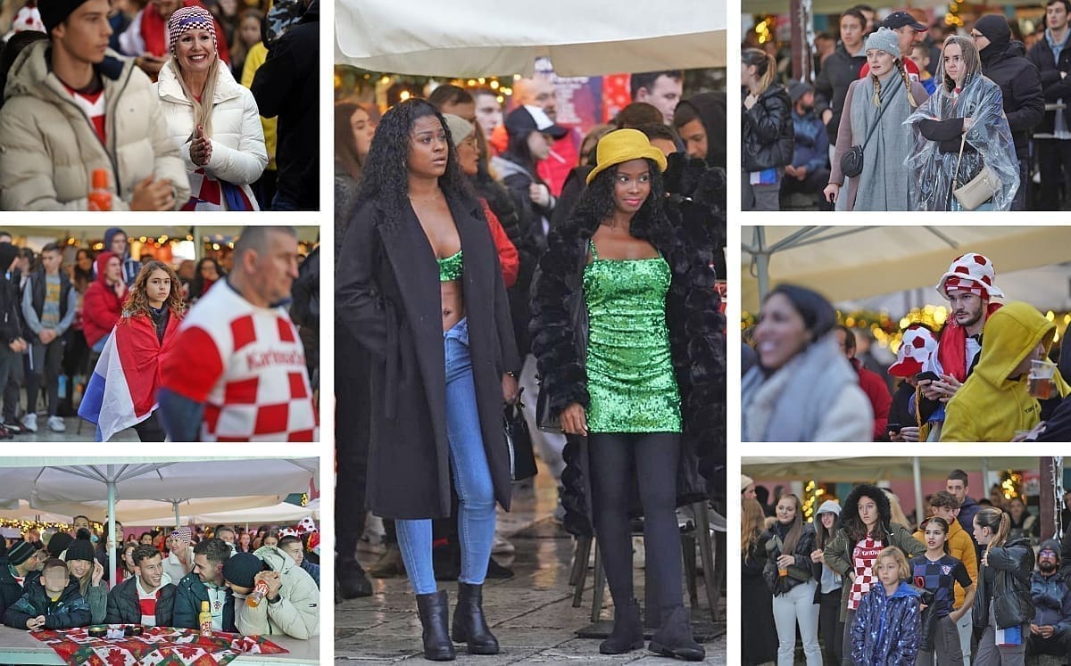 MA KAKVA KIŠA Krcate Prokurative navijaju za Hrvatsku, pojavile se i dvije zgodne Brazilke