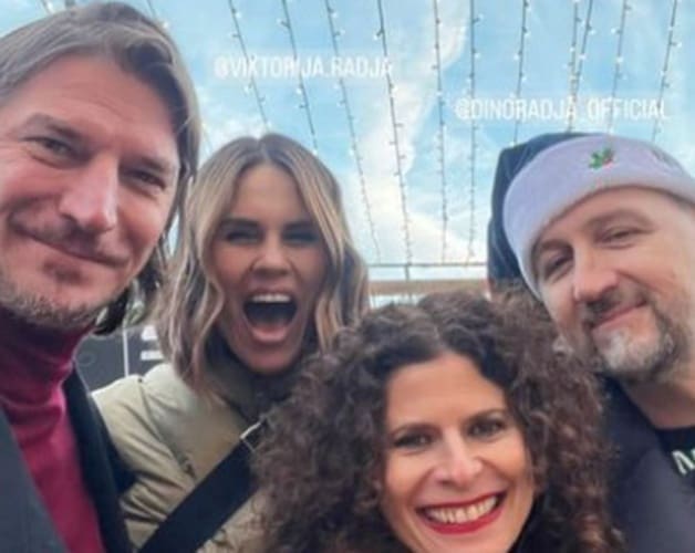 Viktorija i Dino Rađa pozirali sa zvijezdom hit serije La casa de papel