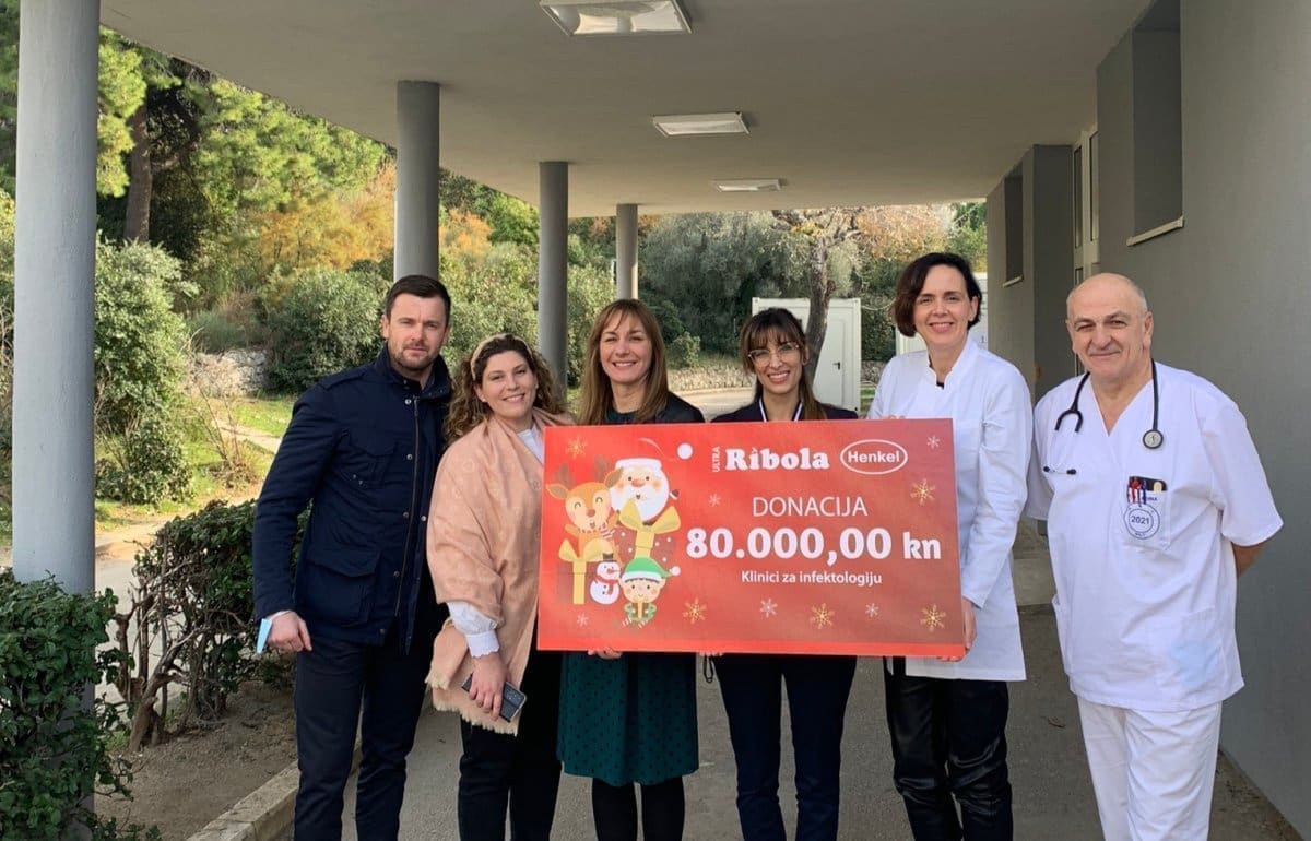 HVALEVRIJEDNA GESTA Tvrtka Ribola i Henkel donirali 80.000 kn za KBC Split