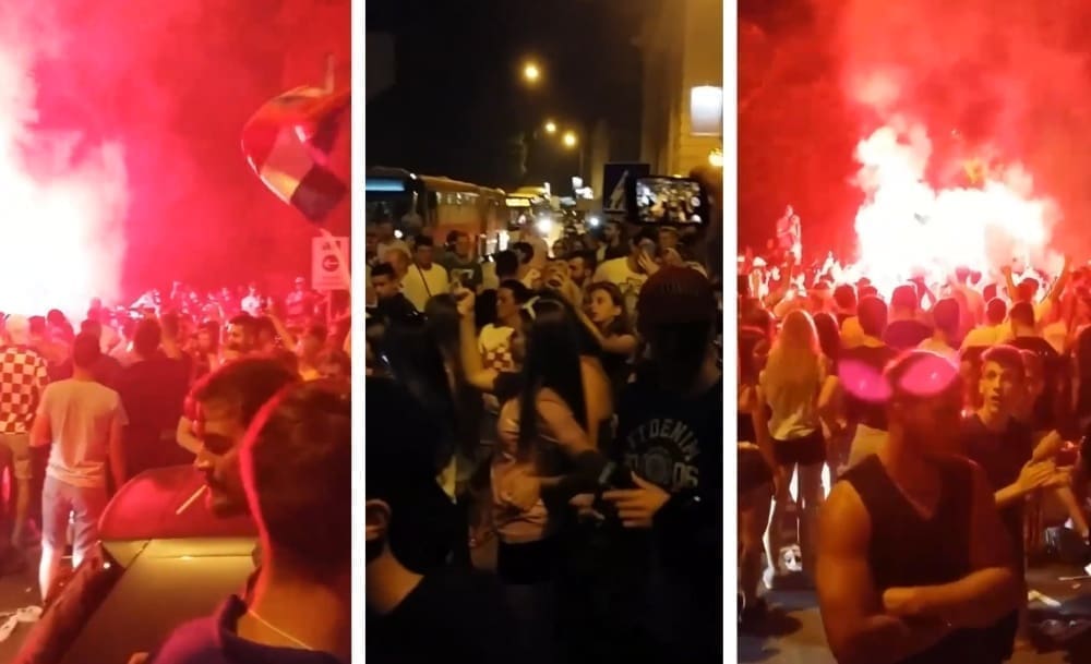 DABOGDA SE PONOVILO Sjećate li se kako je izgledala erupcija oduševljenja u Splitu nakon ulaska Hrvatske u finale prije 4 godine?