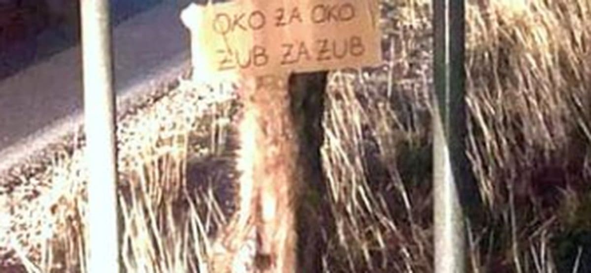 HOROR KAKAV SE NE VIĐA U DALMACIJI Stravična noćna scena kod prometnice, fotografija je vrlo uznemirujuća: "Oko za oko, zub za zub"