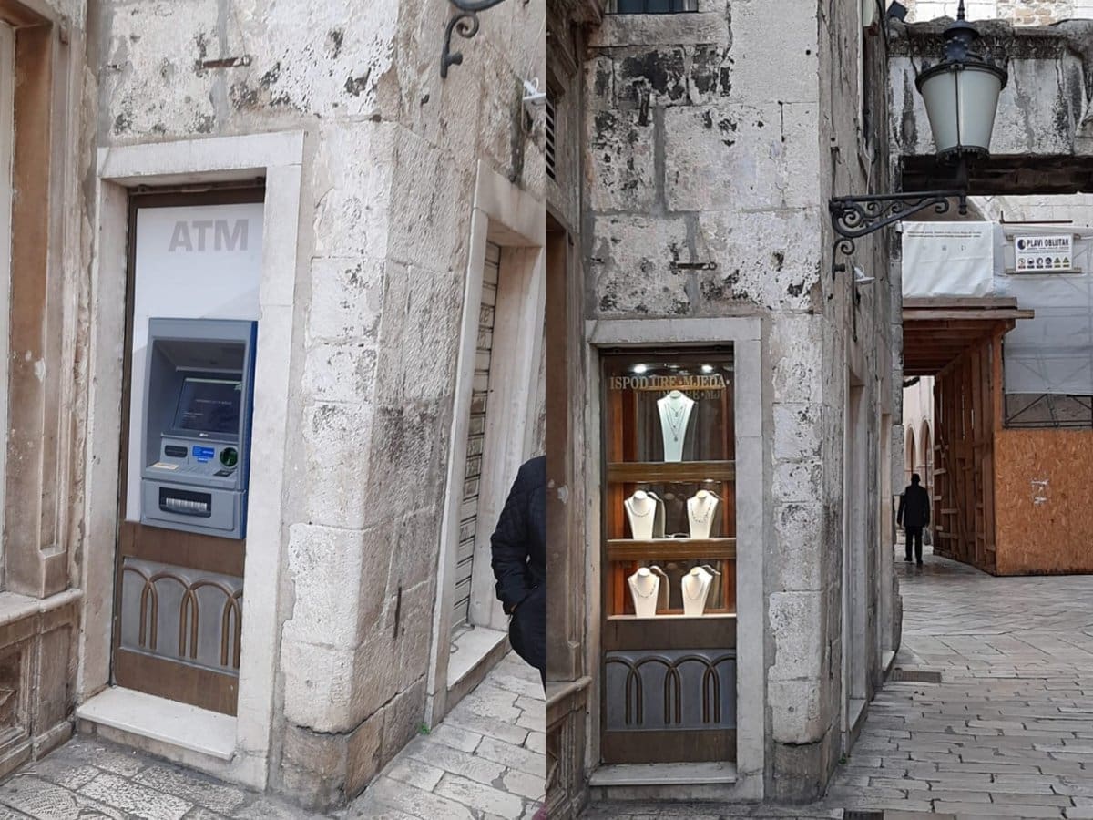 NESTAJU JEDAN PO JEDAN Nema više bankomata na poznatoj splitskoj lokaciji: "Jema bit da more bit i lipji"