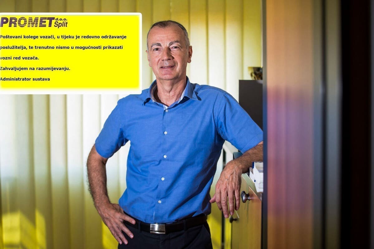 Kakav gaf splitskog Prometa: Na web stranici objavili osobne podatke vozača, mogli su se vidjeti bolovanja, godišnji odmori, slobodni dani...