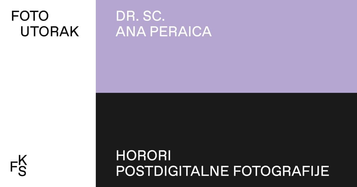 Fotoklub Split nastavlja s Foto utorcima: Prva gošća je Ana Peraica