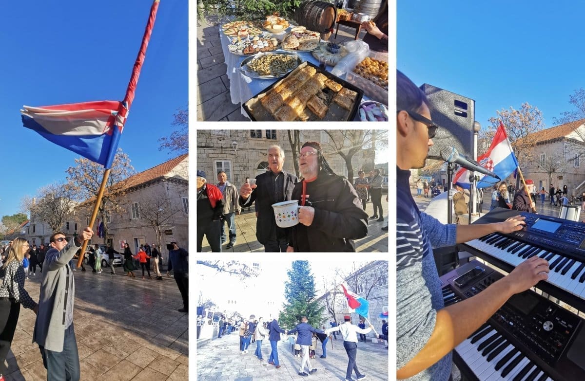 SHOW PROGRAM NA DALMATINSKOM OTOKU Predivna tradicija i danas je brojne oduševila: Zabave u izvrsne spize nije nedostajalo