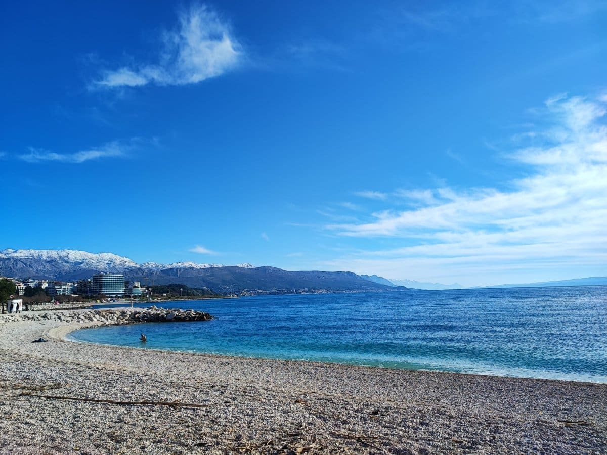 RIJEDAK PRIZOR NA SPLITSKOME ŽNJANU Splićanin nije mogao odoliti morskim radostima