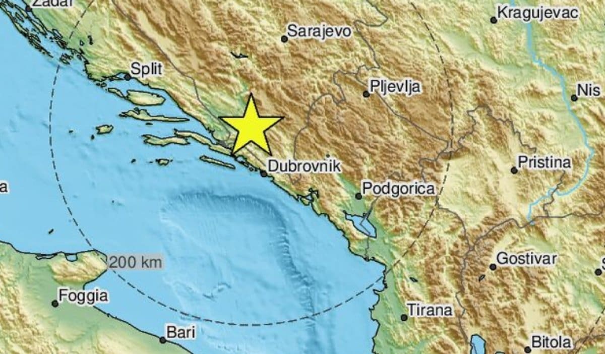 ZATRESLA SE DALMACIJA Potres uznemirio stanovnike, nije bilo ugodno: "Tutnjalo je i treslo"