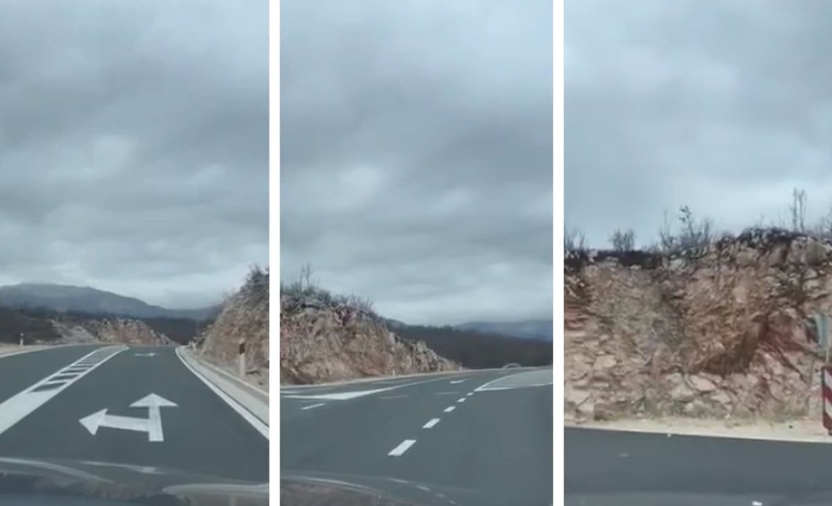 LUĐE I BIZARNIJE NE MOŽE Prizor iz Dalmatinske zagore mnoge je zaprepastio, no brojni vozači se sprdaju s ovom prometnicom: Čovjek snimio video, teško je povjerovati u ovo što ćete vidjeti!