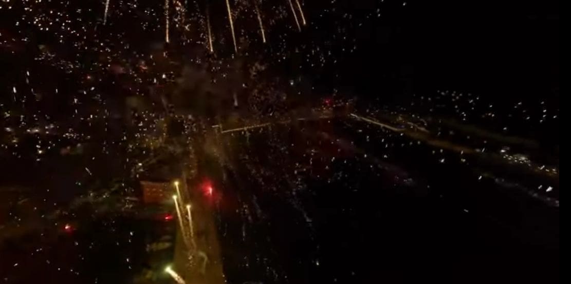 DRONOM KROZ VATROMET NAD SPLITOM Ovakav pogled nikad niste imali