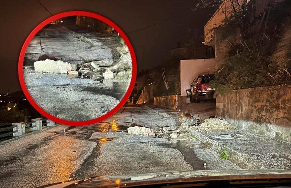 SPLIĆANI, VELIKO UPOZORENJE! Na prometnicu se odronila golema kamena gromada, cesta je 'zakrčena': "Nadležni su obaviješteni"