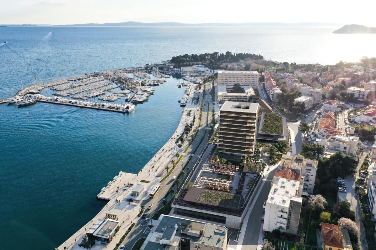 Hotel Marjan iz zraka
