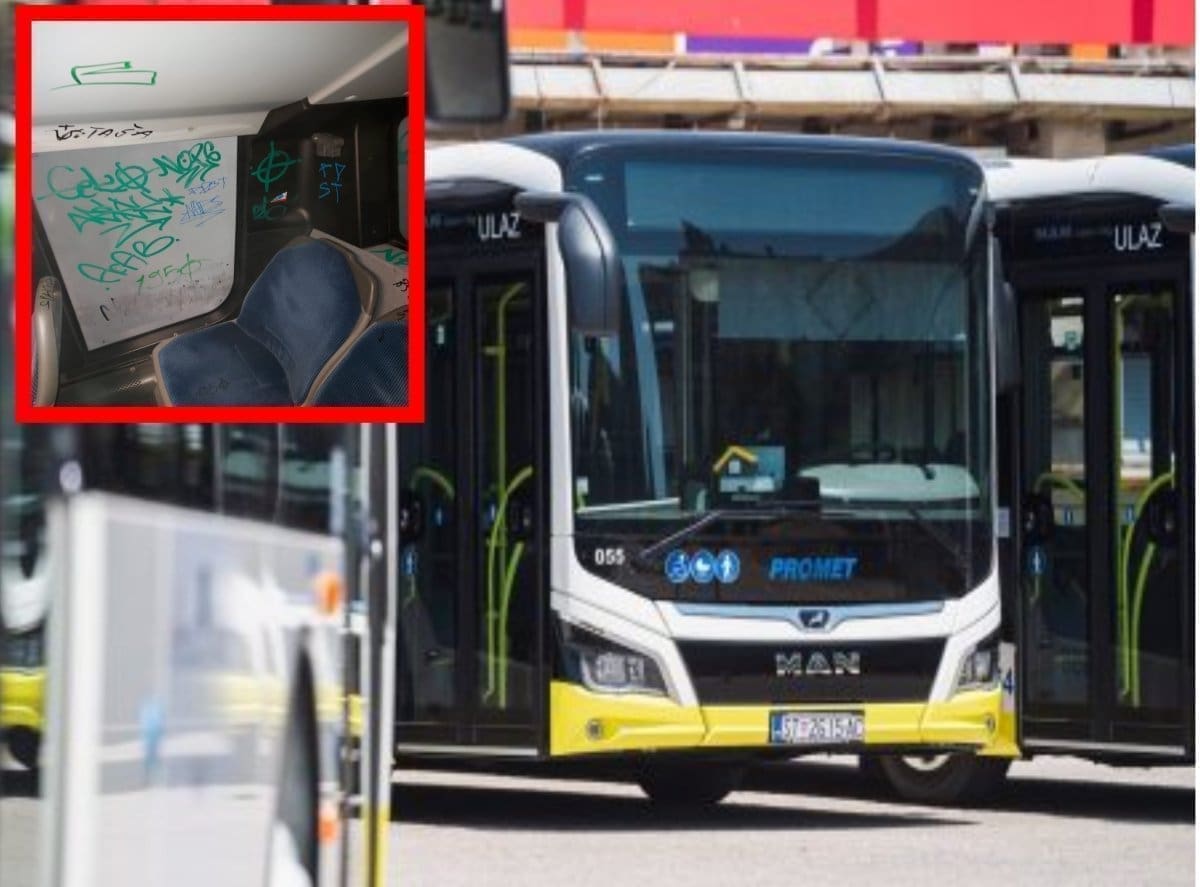 VANDALIZAM U SPLITU Pogledajte što su putnici napravili novom busu. Djelatnici 'Prometa' zgroženi: "Ako se ovako nastavi, uskoro ćemo..."