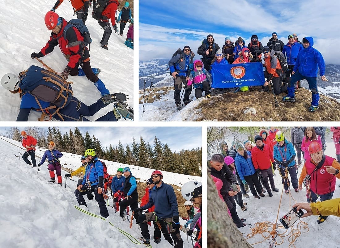 Splitski planinarski vodiči na zahtjevnoj vježbi na Igmanu: Evo kako je izgledalo spašavanje u snježnim uvjetima